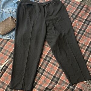 Jones New York Women’s Trousers 16W Black Workwear Career Pants